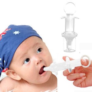 Baby Transparent Squeeze Medicine Pacifier