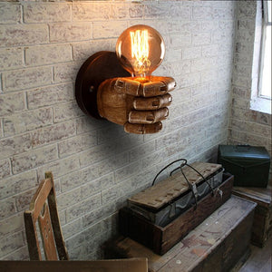 CLASSICAL RESIN FIST WALL LAMPS