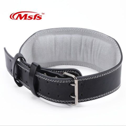 Image of Leather Weightlifting Belt Gym