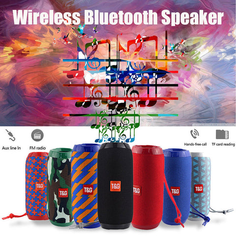 Image of Portable Powerful Bass Waterproof Bluetooth Speaker