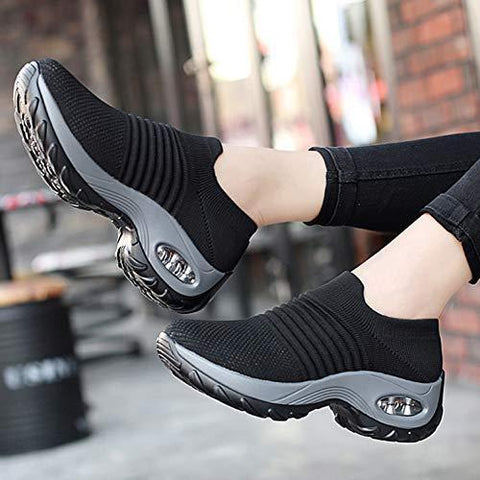 Image of Women's Walking Shoes Sock Sneakers