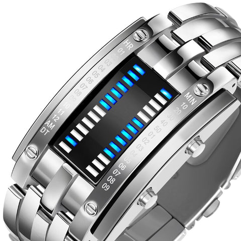 Image of Futuristic Digital Wrist Watch