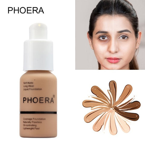 Image of PHOERA Soft Matte Full Coverage Liquid Foundation