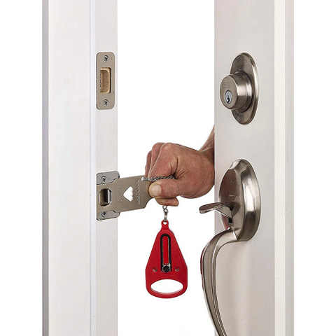 Image of Portable Hotel Door Lock Locks Self-Defense Door Stop Travel Travel Accommodation Door Stopper Door Lock