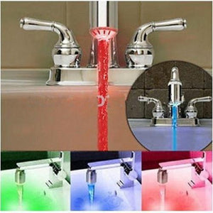 TEMPERATURE SENSOR FAUCET LIGHT