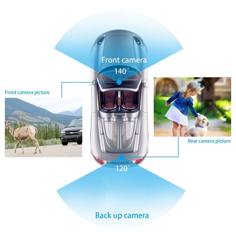 TripCam PRO - Car 1080P Dual Lens Dash Camera