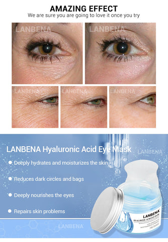 Retinol Eye Patches Hyaluronic Acid Moisturizing Eye Masks