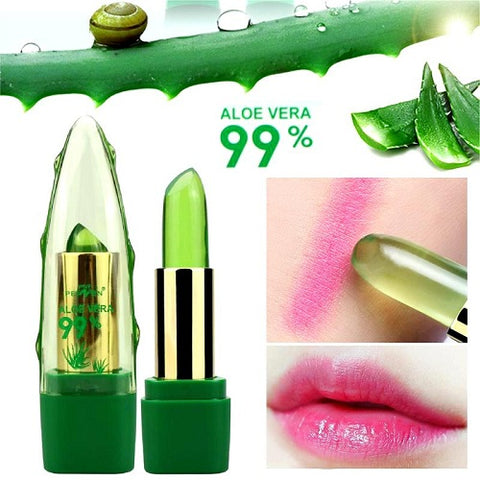 Image of Natural Aloe Vera Temperature Color-Changing Lip Balm