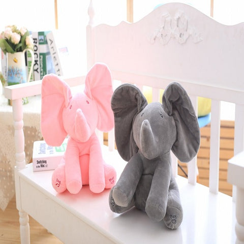 Image of Peek-a-Boo Elephant Plush Toy