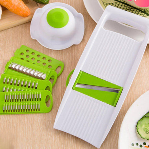 Image of 5 in 1 Stainless Steel Blade Vegetables Cutter