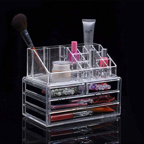 Image of Acrylic Transparent Makeup Organizer
