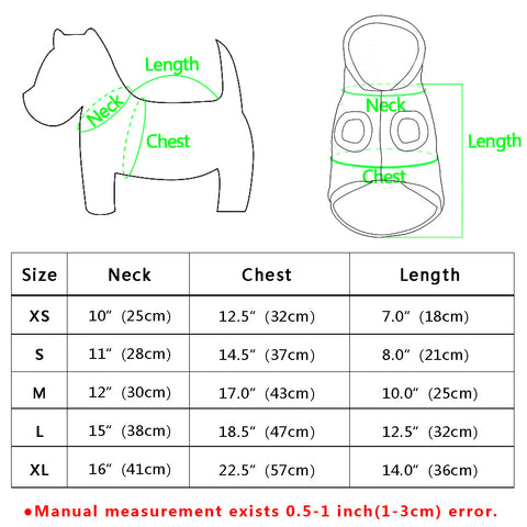 Image of Christmas Winter Coat for Puppies and Cats
