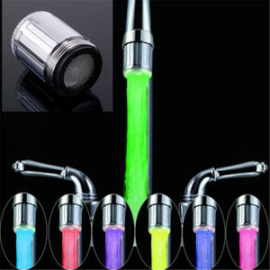 TEMPERATURE SENSOR FAUCET LIGHT