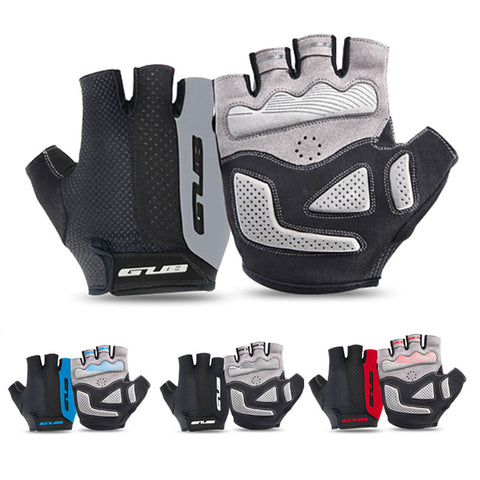 Image of Shockproof Half-Finger Cycling Gloves
