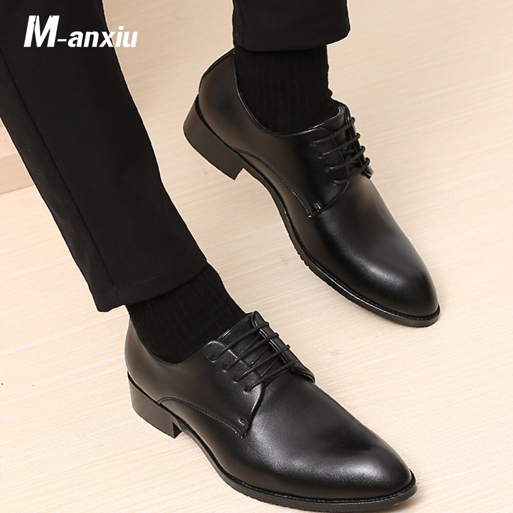 Black Leather Formal Business Shoe