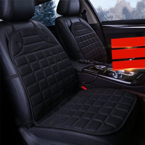Image of 2Pcs In 1 Fast Heated & Adjustable Black/Grey/Blue/Red Car Electric Heated Seat Car