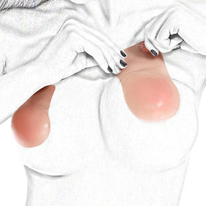 2018 latest design fashion lift breast push-up silicone sexy nipple cover