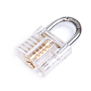 TRANSPARENT PADLOCK SET