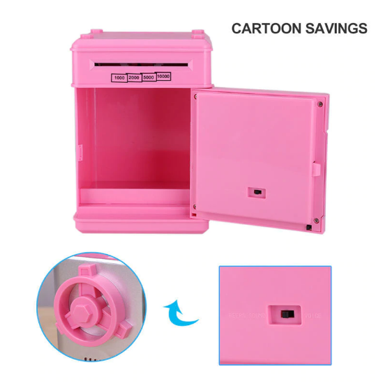 Digital Piggy Bank - Safe Deposit Box for Kids
