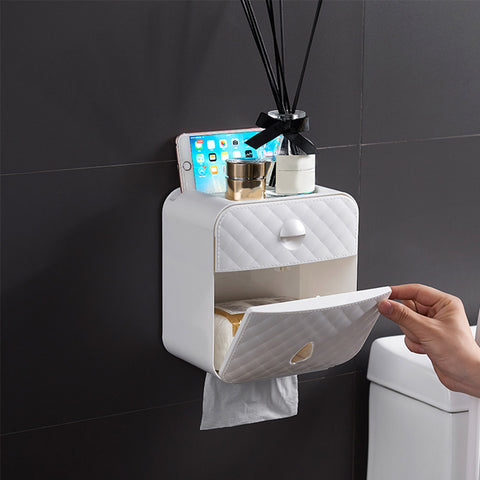 Image of Toilet Roll Holder Waterproof Paper Towel