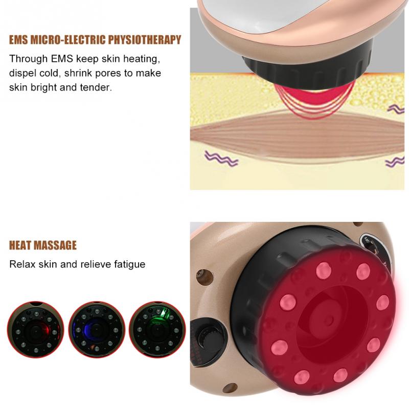 Electric scraping rechargeable massager