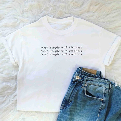 Image of Treat People with Kindness T-shirt for Women