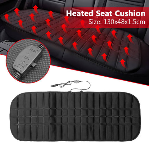Image of Rear Back Heated Heating Seat Cushion Cover Pad