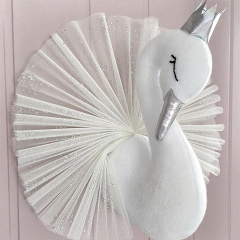 Image of Flamingo Wall Mount Stuffed Toy