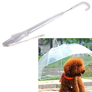 SMALL DOG UMBRELLA WITH LEASH