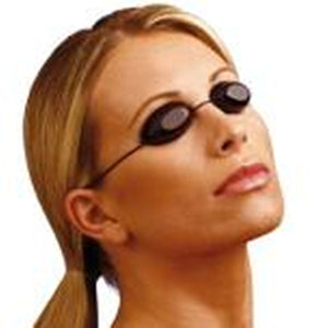 Flexible Uv Eye Protection Indoor & Outdoor Sunbed Tanning Goggles