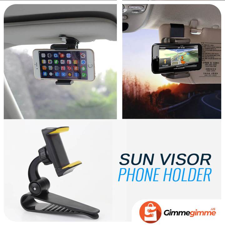 Sun Visor Phone Holder