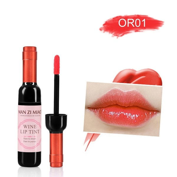 Waterproof Wine Shape Lip Tint Gloss