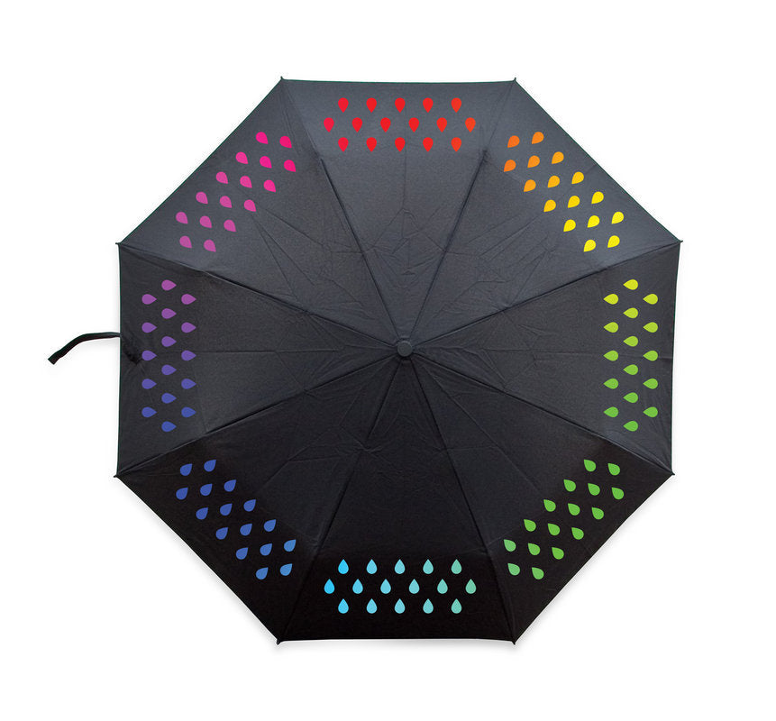 Colour Changing Umbrella When it encounters water
