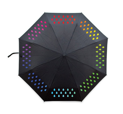 Image of Colour Changing Umbrella When it encounters water