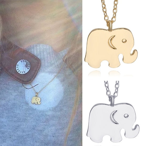 Good Luck Elephant Pendant Necklace