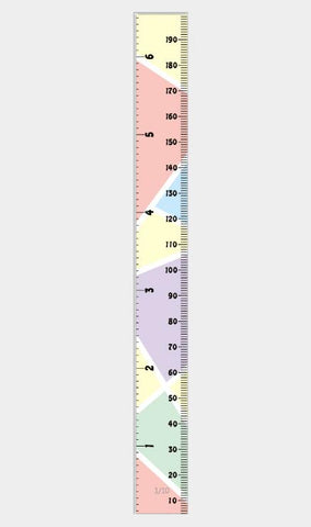 Image of Nordic Style Kids Height Ruler