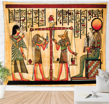 Image of Abstract Art Tapestry Egypt Style