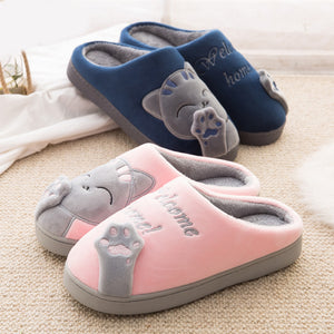 CUTE COZY CAT PAW SLIPPERS