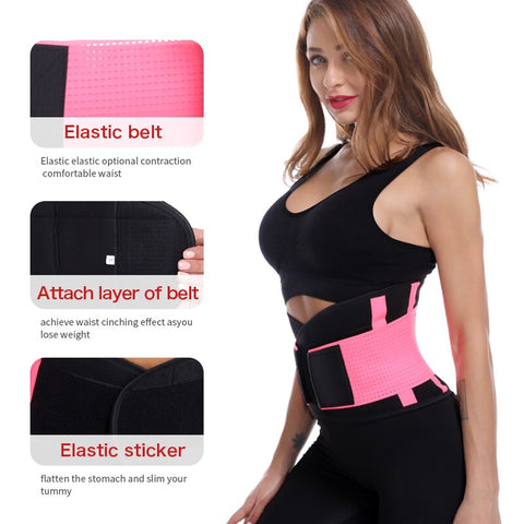 Image of Women slimming body shaper waist Belt girdles