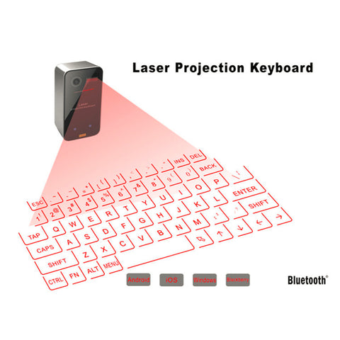 Image of Laser Projection Bluetooth Keyboard & Mouse