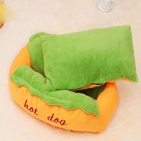 Image of Hot Doggy Dog. Dog Bed