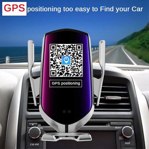 Image of 360 Rotation QI Silicone Pad Wireless Fast Car Charger Wireless Car Phone Holder