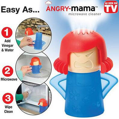 Image of Angry Mama Microwave Steam Cleaner