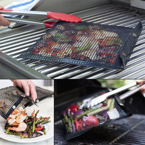 Image of Non-Stick Mesh Grilling Bag