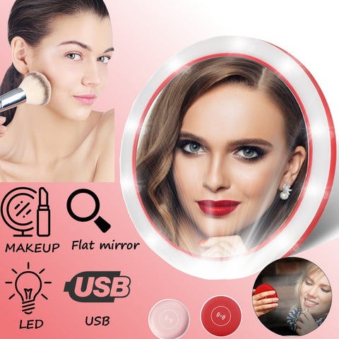 Image of WIRELESS CHARGING LED MAKEUP MIRROR