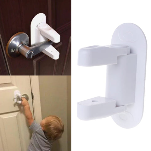 Image of Baby Safety Door Lever Lock (4pcs)
