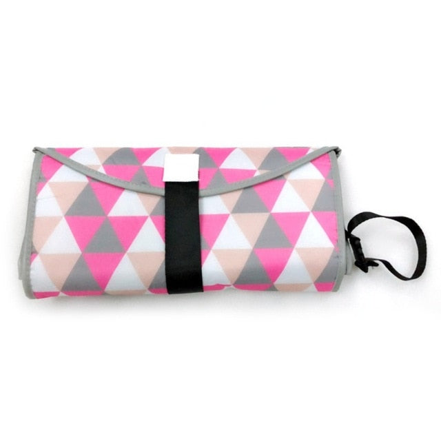 Foldable Changing Pad and Diaper Bag