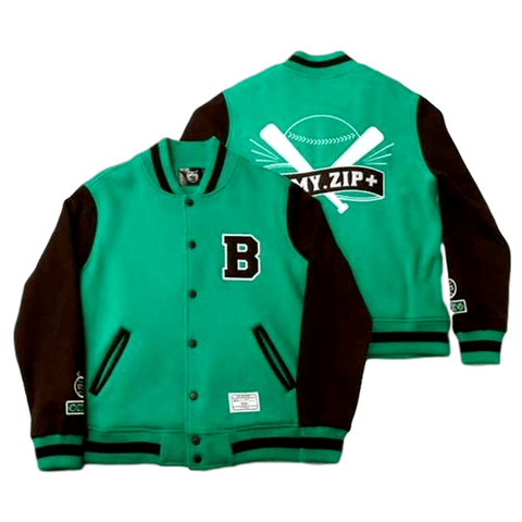 Image of BTS Army Zip Baseball Jacket