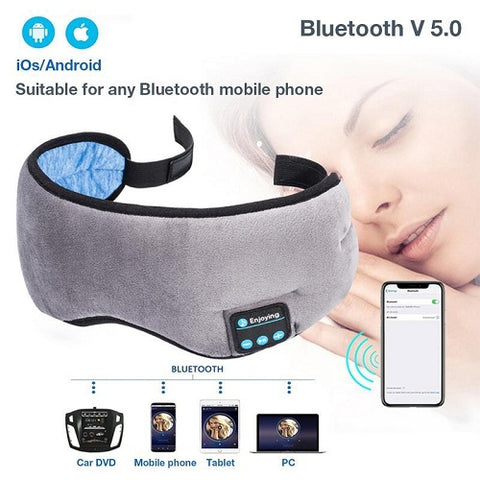 Image of BLUETOOTH SLEEPING EYE MASK HEADSET