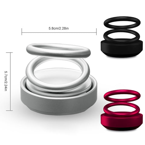 Image of Double Ring Rotating Car Freshener